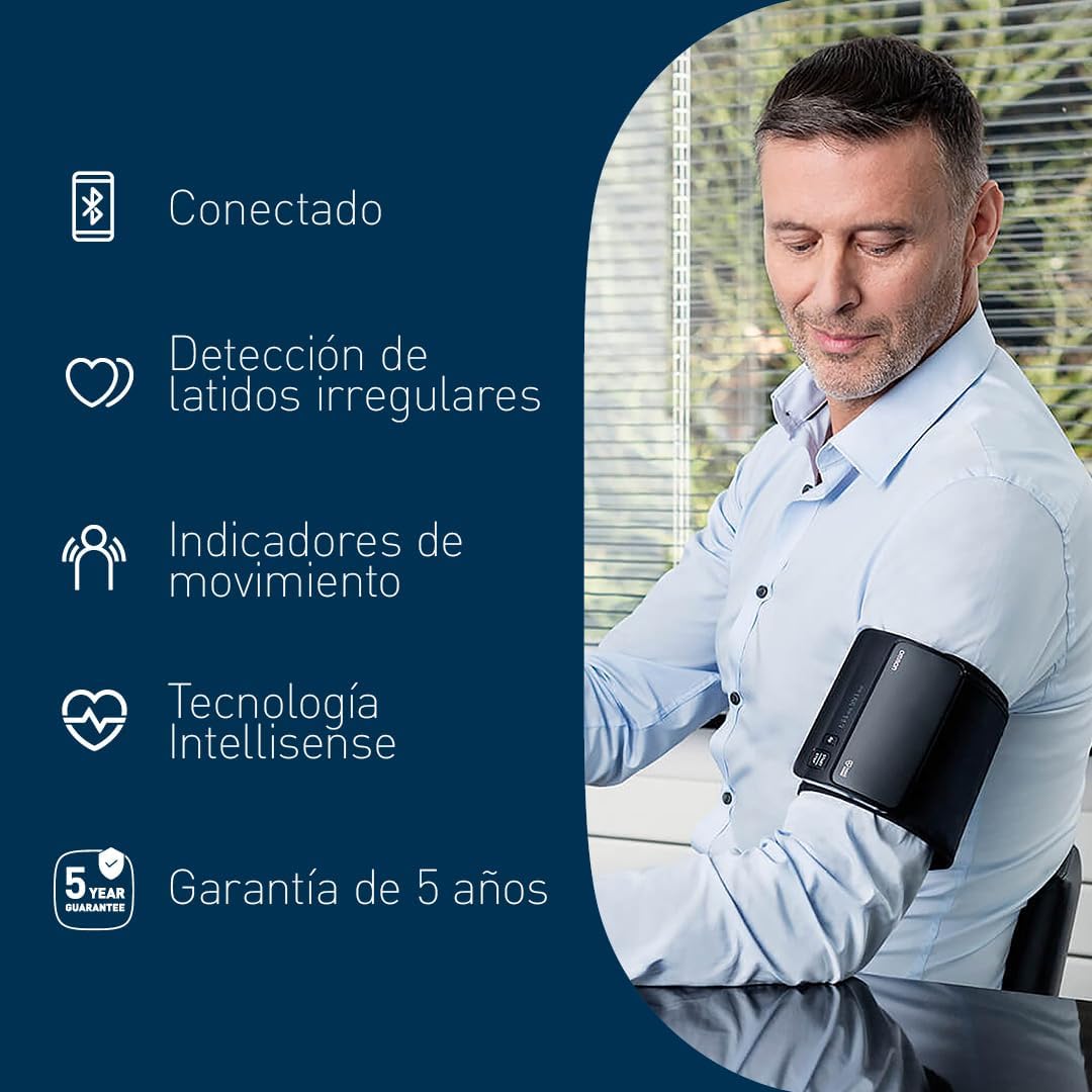 OMRON EVOLV Tensiómetro de Brazo Inalámbrico con detección de arritmia